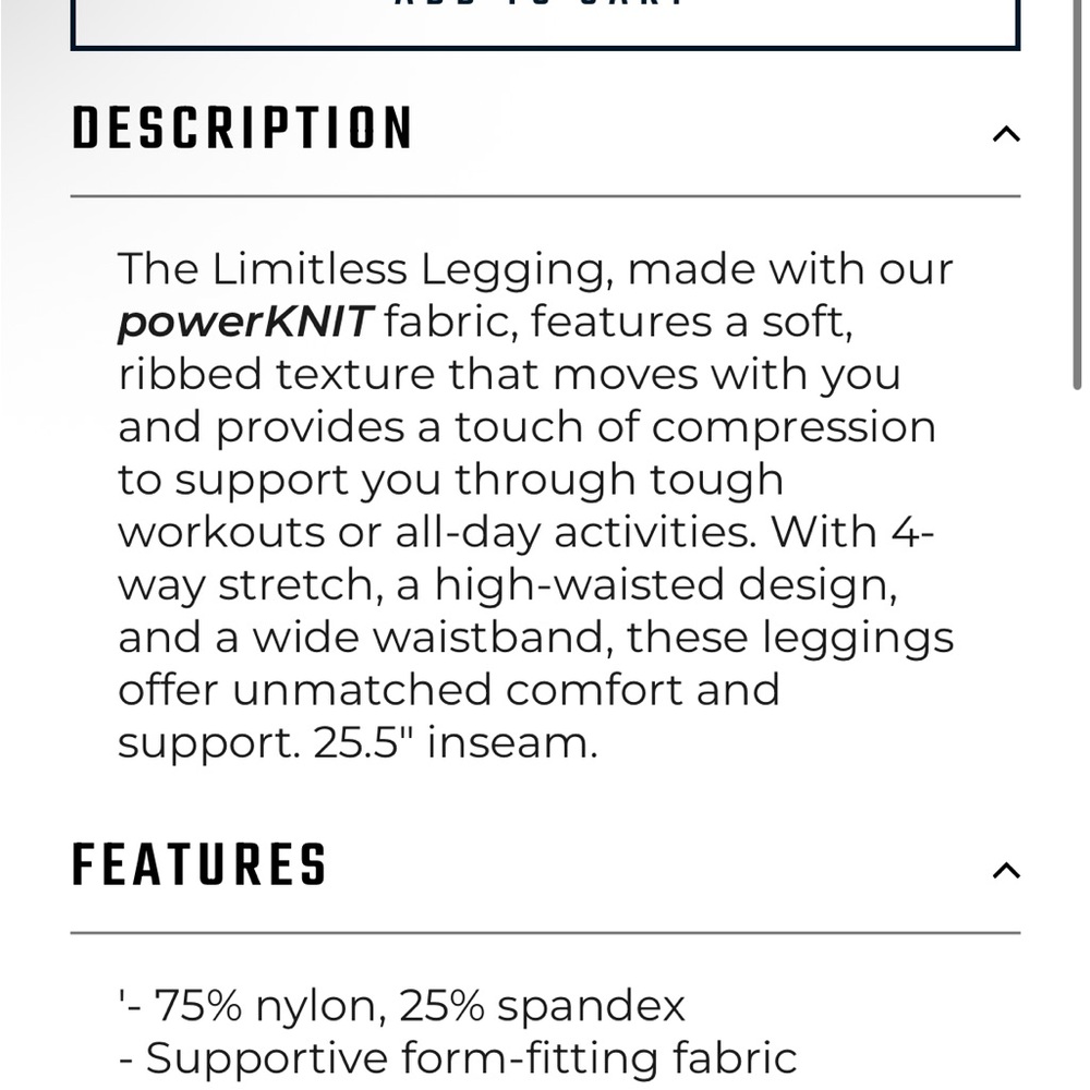 Set - Limitless Ribbed Leggings and Top - Picture 8 of 8